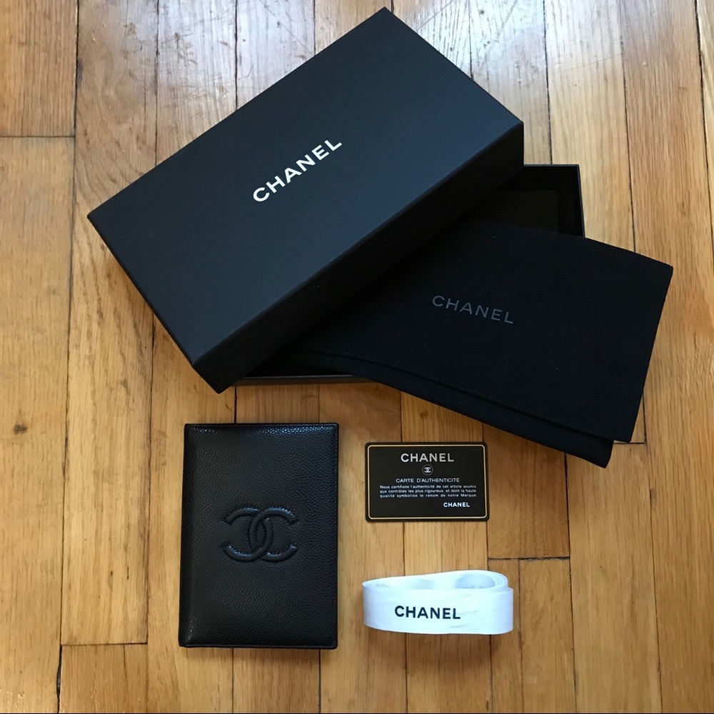 Authentic Chanel Passport Holder - New w/box